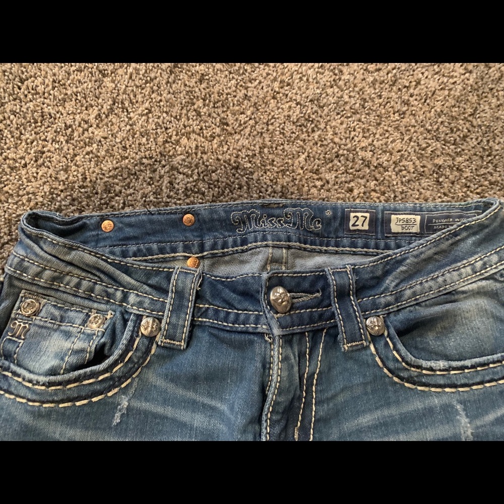 Miss Me Boot Stretch Jeans - Picture 1 of 6